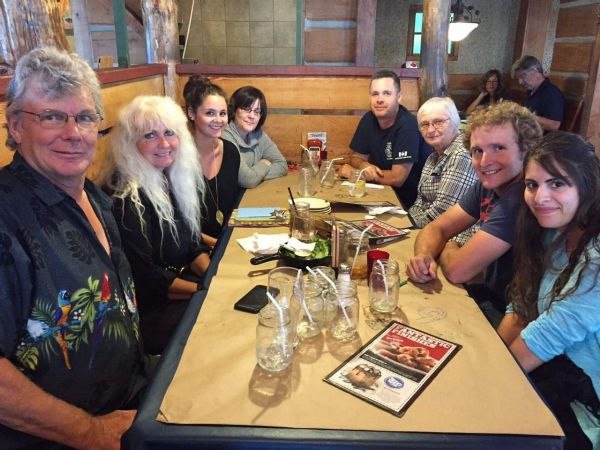 Grandma Doris’ Birthday Dinner in Orangeville at Montana’s - July 2015