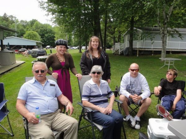 Betty and Neil with Guy and Liz's family