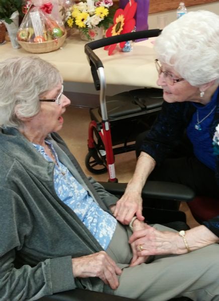 Rita and her sister Mary