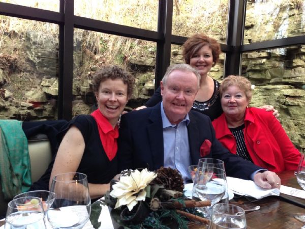 Lew, Diane, Leah and Jodi - Christmas 2015